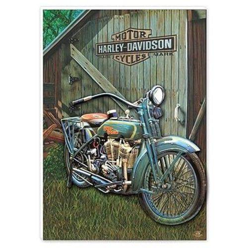 Tamanhos, Medidas e Dimensões do produto Quadro com Relevo Harley- Davidson
