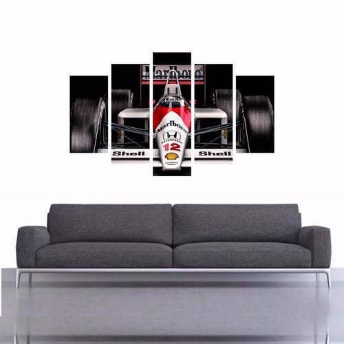 Tamanhos, Medidas e Dimensões do produto Quadro Decorativo Ayrton Senna Card Vermelho 114x65