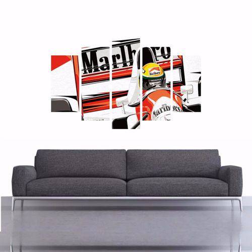 Tamanhos, Medidas e Dimensões do produto Quadro Decorativo Ayrton Senna Piloto Mc Laren F1