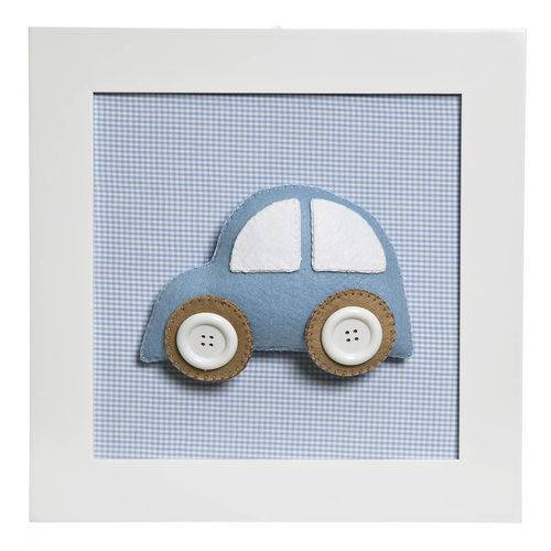 Tamanhos, Medidas e Dimensões do produto Quadro Decorativo Carro Quarto Bebê Infantil Menino