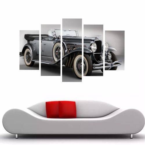 Tamanhos, Medidas e Dimensões do produto Quadro Decorativo Carros Antigos Vintage Retro 2,0x1,0