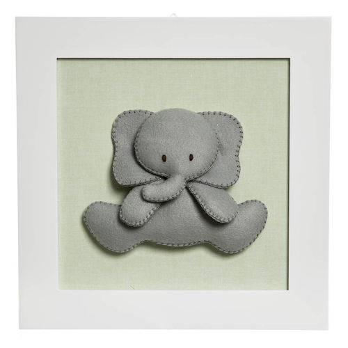 Tamanhos, Medidas e Dimensões do produto Quadro Decorativo Elefante Quarto Bebê Infantil Menina Menino