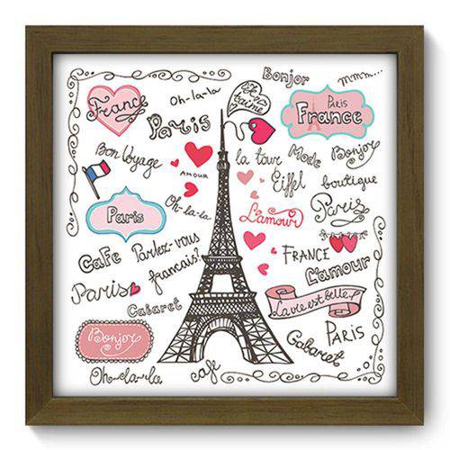 Tamanhos, Medidas e Dimensões do produto Quadro Decorativo - Paris - 052qdmm