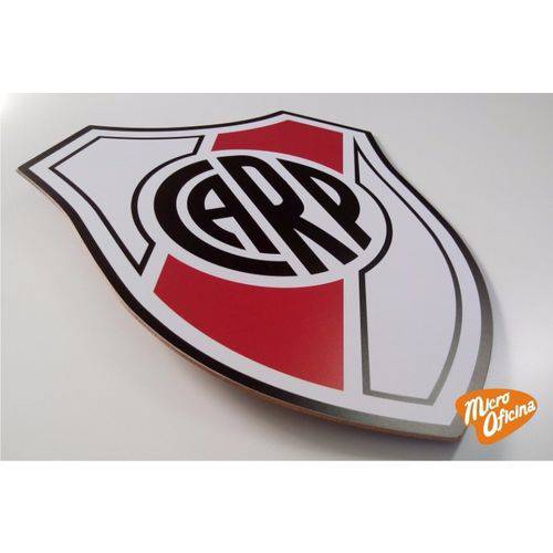 Tamanhos, Medidas e Dimensões do produto Quadro Decorativo Placa River Plate Mdf 3mm Times Futebo