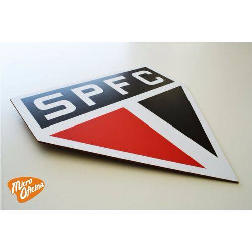 Tamanhos, Medidas e Dimensões do produto Quadro Decorativo Placa São Paulo Mdf 3mm Times Futebol