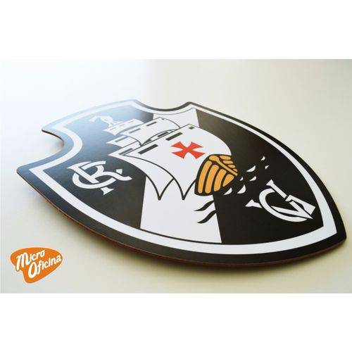 Tamanhos, Medidas e Dimensões do produto Quadro Decorativo Placa Vasco Mdf 3mm Times Futebol