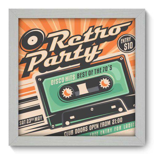 Tamanhos, Medidas e Dimensões do produto Quadro Decorativo - Retro Party - 020qdvb
