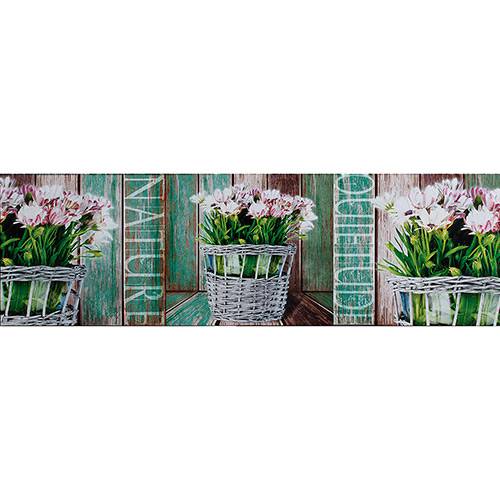 Tamanhos, Medidas e Dimensões do produto Quadro Tela Impressa Flores Quietude Nature 30x100x4cm - Fullway