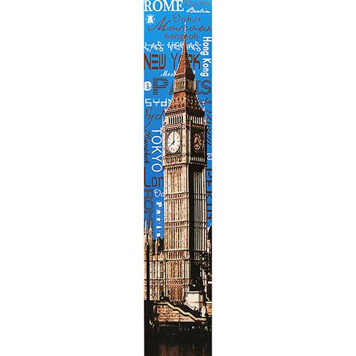 Tamanhos, Medidas e Dimensões do produto Quadro Tela Impressa London Big Bem 113x20x4cm - Fullway