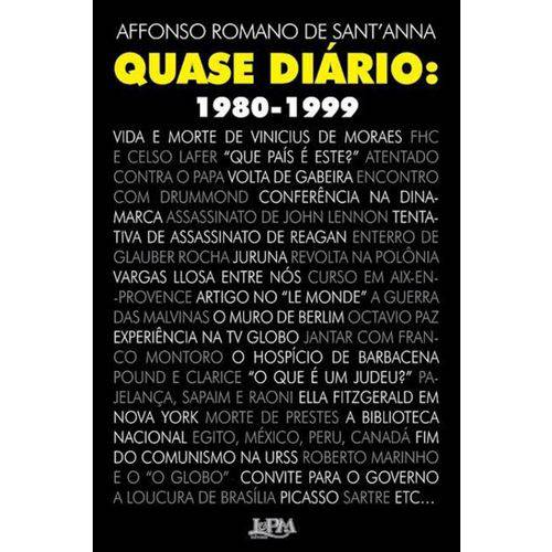 Tamanhos, Medidas e Dimensões do produto Quase Diario - 1980-1999