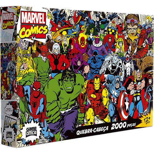 Tamanhos, Medidas e Dimensões do produto Quebra Cabeça 2.000 Peças - Marvel Comics