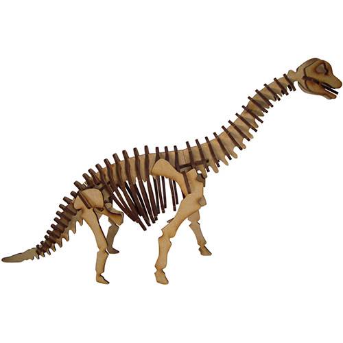 Tamanhos, Medidas e Dimensões do produto Quebra-Cabeça 3D Dinossauro Braquiossauro - Cia Laser
