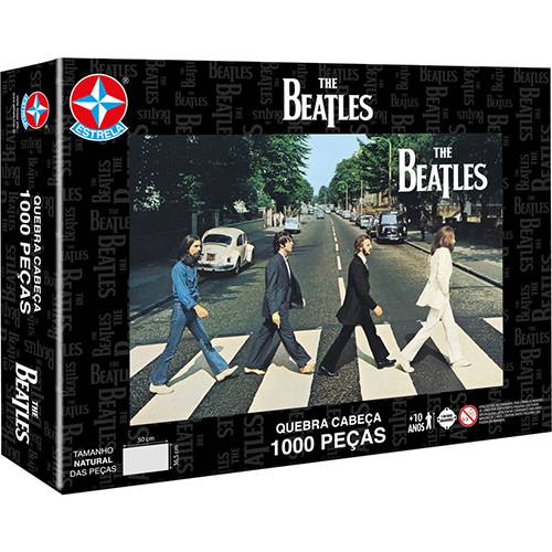 Tamanhos, Medidas e Dimensões do produto Quebra Cabeça Estrela The Beatles 1.000 Peças