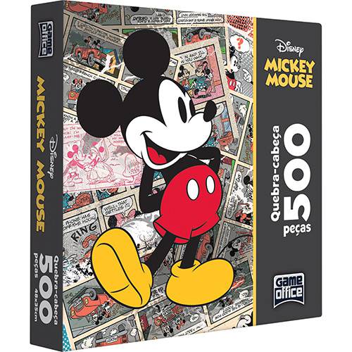Tamanhos, Medidas e Dimensões do produto Quebra-Cabeça Game Office Mickey 500 Peças