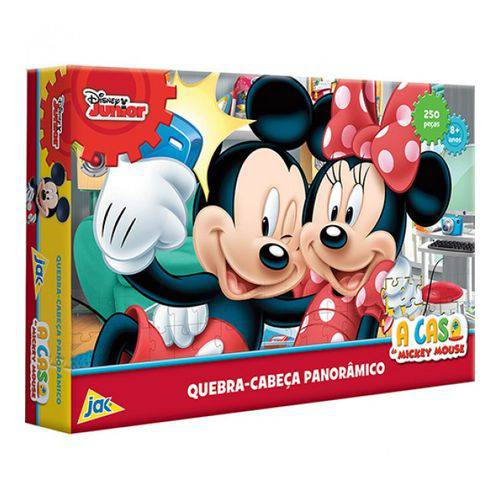 Tamanhos, Medidas e Dimensões do produto Quebra Cabeça Mickey House 250 Peças -Toyster