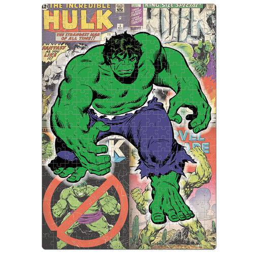 Tamanhos, Medidas e Dimensões do produto Quebra Cabeça Nano 500 Peças - Marvel Comics Incrível Hulk Toyster