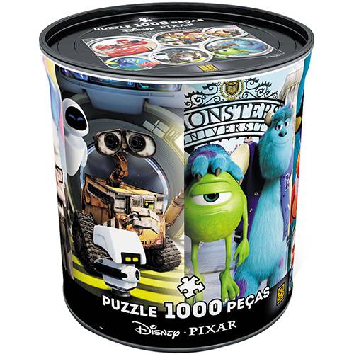 Tamanhos, Medidas e Dimensões do produto Quebra-Cabeça Pixar 1000 Peças - Grow