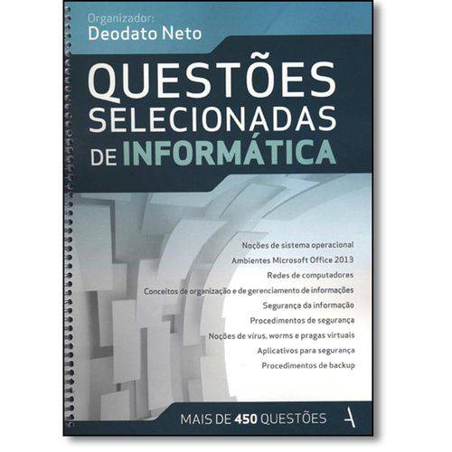 Tamanhos, Medidas e Dimensões do produto Questoes Selecionadas de Informatica