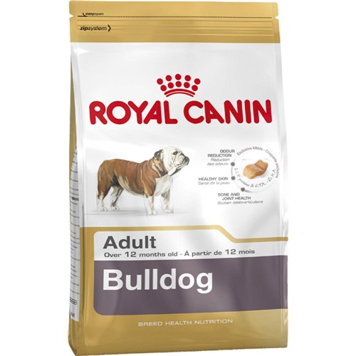Tamanhos, Medidas e Dimensões do produto Ração Bulldog Adult.24 12kg - Royal Canin