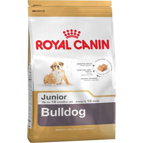 Tamanhos, Medidas e Dimensões do produto Ração Bulldog Junior 12kg - Royal Canin