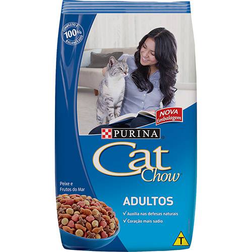 Tamanhos, Medidas e Dimensões do produto Ração Cat Chow Adultos 10.1 Kg - Nestlé Purina