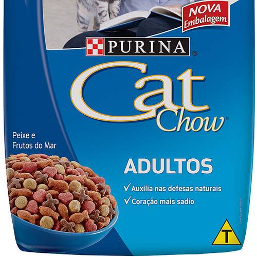 Tamanhos, Medidas e Dimensões do produto Ração Cat Chow Adultos 3Kg - Nestlé Purina