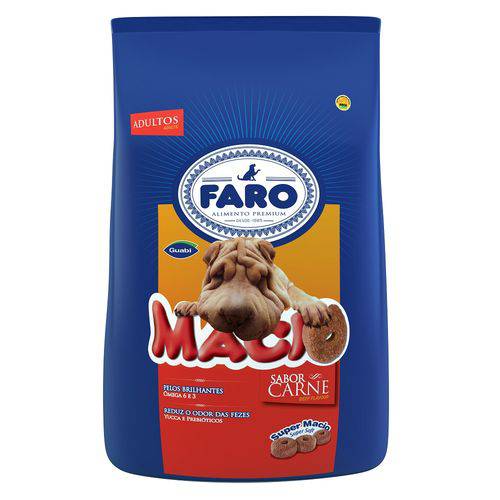 Tamanhos, Medidas e Dimensões do produto Ração Faro para Cães Adultos Super Macio Sabor Carne - 900g
