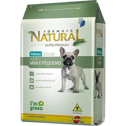 Tamanhos, Medidas e Dimensões do produto Ração Fórmula Natural Super Premium para Cães Filhotes Mix 7kg