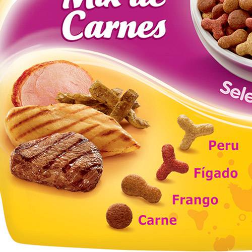 Tamanhos, Medidas e Dimensões do produto Ração Friskies Mix de Carnes 3Kg - Nestlé Purina