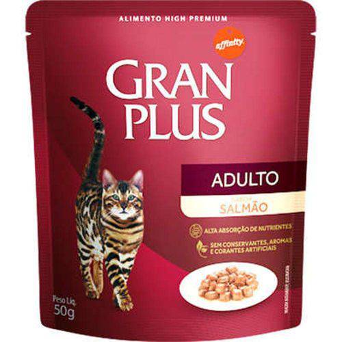 Tamanhos, Medidas e Dimensões do produto Ração Guabi Gran Plus Sachê Salmão para Gatos Adultos - 50 G