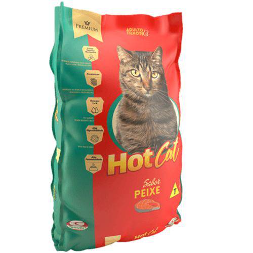 Tamanhos, Medidas e Dimensões do produto Ração Hot Cat Peixe 25 Kg