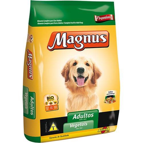 Tamanhos, Medidas e Dimensões do produto Ração Magnus Premium para Cães Adultos Vegetais 25kg