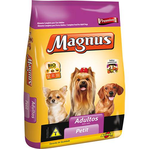 Tamanhos, Medidas e Dimensões do produto Ração Magnus Premium para Cães Pequenos Petit 10kg
