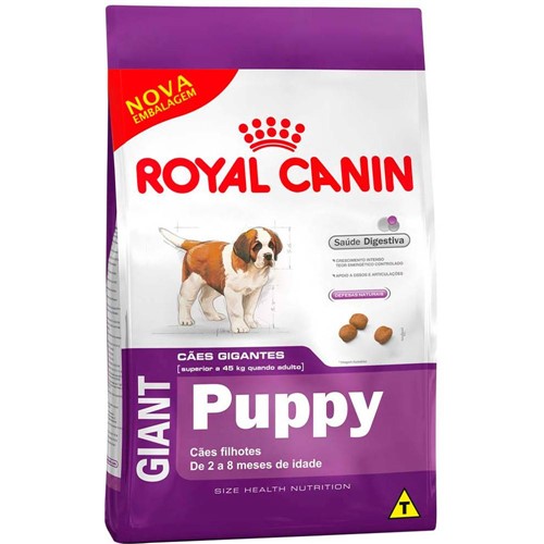 Tamanhos, Medidas e Dimensões do produto Ração para Cães Giant Puppy 15Kg - Royal Canin