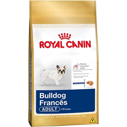 Tamanhos, Medidas e Dimensões do produto Ração para Cão Bulldog Francês 7,5 Kg - Royal Canin