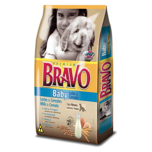 Tamanhos, Medidas e Dimensões do produto Ração Premium Bravo Baby 15kg
