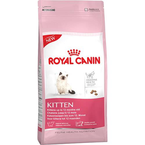 Tamanhos, Medidas e Dimensões do produto Ração Royal Canin Kitten para Gatos Filhotes - 7,5kg