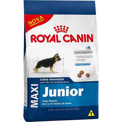 Tamanhos, Medidas e Dimensões do produto Ração Royal Canin Maxi Junior - 15kg