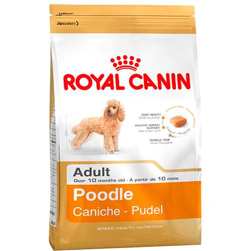 Tamanhos, Medidas e Dimensões do produto Ração Royal Canin para Cães Adultos da Raça Poodle - 7,5kg