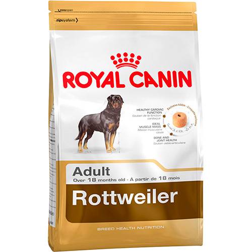 Tamanhos, Medidas e Dimensões do produto Ração Royal Canin para Cães Adultos da Raça Rottweiler - 12Kg