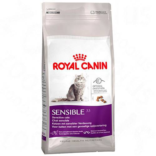 Tamanhos, Medidas e Dimensões do produto Ração Royal Canin Sensible para Gatos Adultos com Sensibilidade Digestiva - 400g