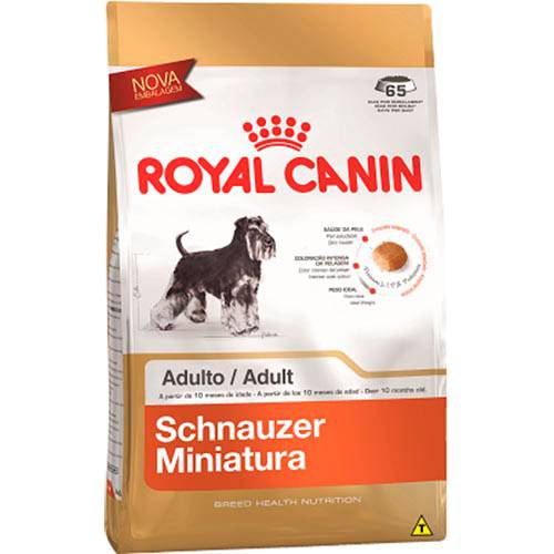 Tamanhos, Medidas e Dimensões do produto Ração Schinauzer Miniatura Adulto 25 7,5kg - Royal Canin