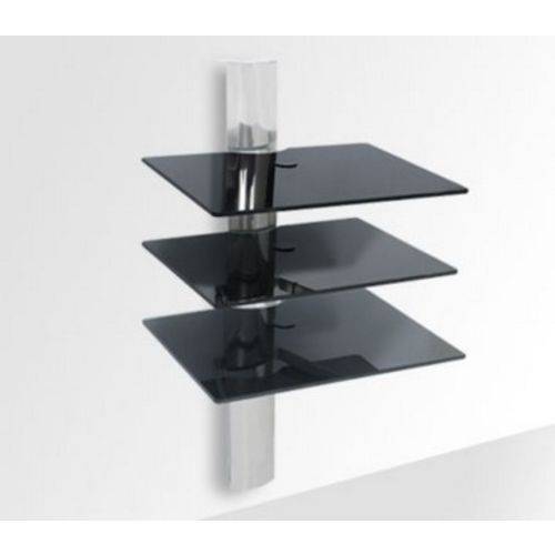 Tamanhos, Medidas e Dimensões do produto Rack Airon Simply 45/3 BLACK GLASS BLACK