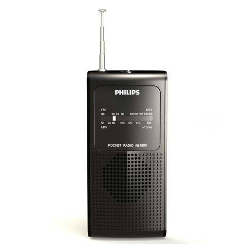 Tamanhos, Medidas e Dimensões do produto Rádio a Pilha Philips AE1500 Am/Fm com Entrada para Fone de Ouvido