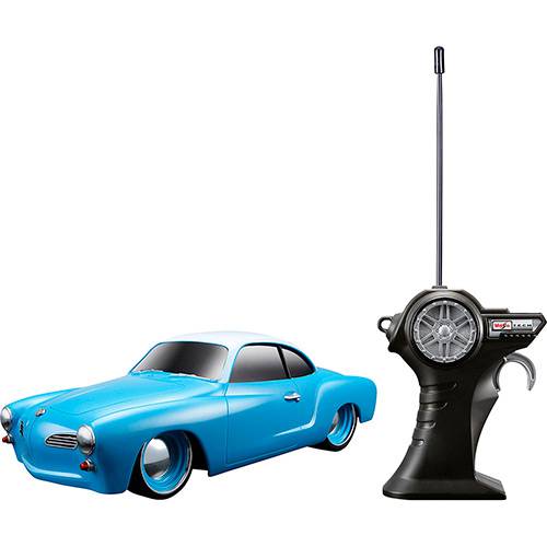 Tamanhos, Medidas e Dimensões do produto Rádio Control 1:24 Volkswagen Karmann Ghia Azul 1966 - Maisto