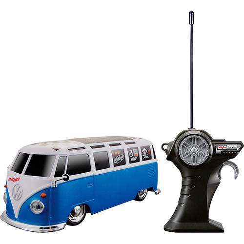 Tamanhos, Medidas e Dimensões do produto Rádio Control 1:24 Volkswagen Van Samba Azul - Maisto
