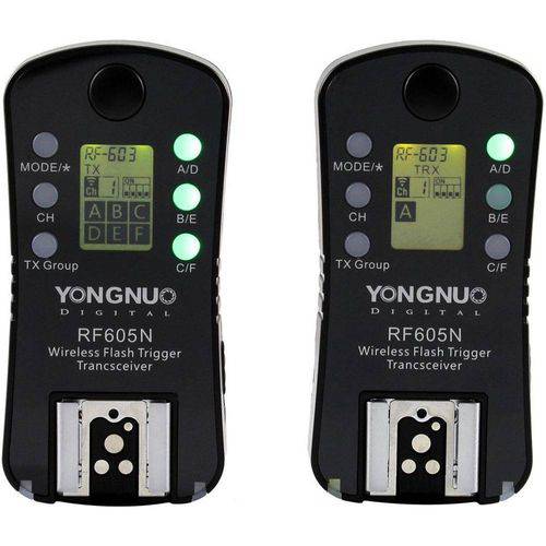 Tamanhos, Medidas e Dimensões do produto Radio Flash Wireless Automático Yongnuo RF605N para Nikon
