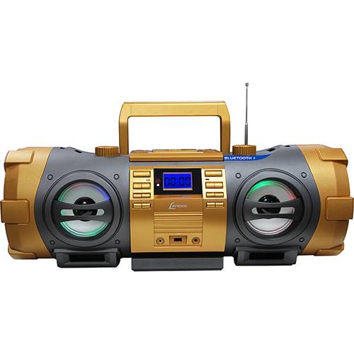 Tamanhos, Medidas e Dimensões do produto Rádio Lenoxx BD1500 CD Player FM Estéreo MP3 USB com Controle Remoto - Dourado