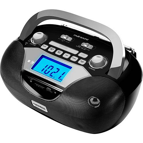 Tamanhos, Medidas e Dimensões do produto Rádio Portátil Mondial Bx-12 Multisound AM/FM USB SD CARD e Auxiliar Preto