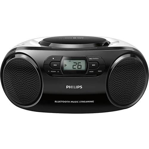 Tamanhos, Medidas e Dimensões do produto Rádio Portátil Philips AZ330TX/78 CD Player FM Bluetooth USB Aux MP3 - Preto
